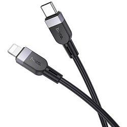 Кабель USB <--> Lightning  1.0 HOCO X109 Energy, чёрный