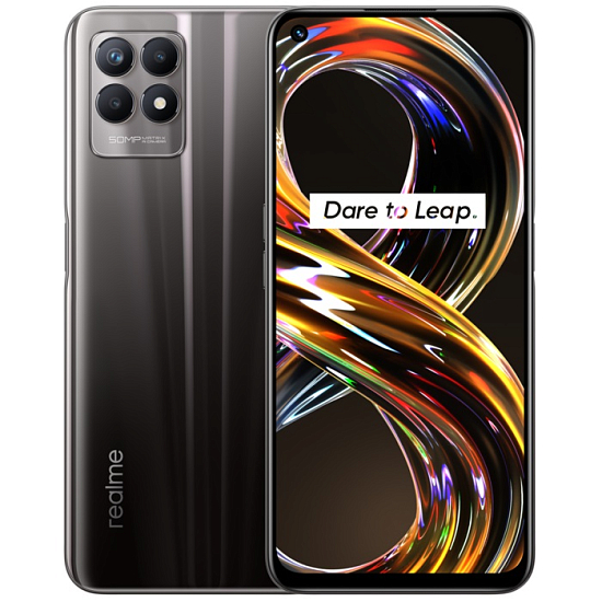 Смартфон Realme 8i 4/64 черный (RUS) (Уценка)