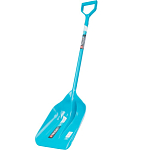 Лопата для уборки снега PALISAD Luxe 61795, полипропилен, 330х490х1265 мм, цельнолитая конструкция