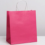 Пакет крафтовый Pink, 22 × 25 × 12 см   7098729