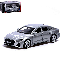 Машина металлическая AUDI RS7, 1:43, инерция, цвет серый