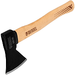 Топор, 600 г, кованый, DENZEL буковое топорище//21631