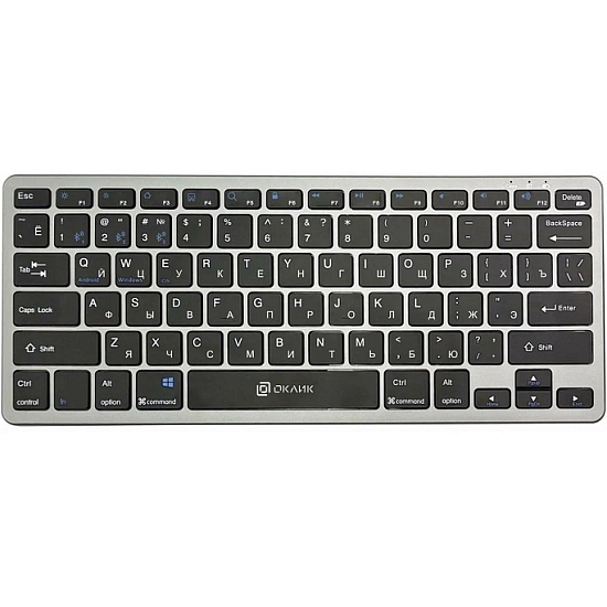 Клавиатура БП OKLICK 835S черный/серый (1696467)