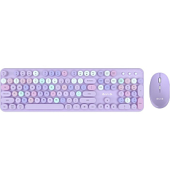 Клавиатура+мышь БП AULA AC306 Purple-Colorful