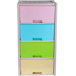Комод "Колорит" цветной 4-х секцион.