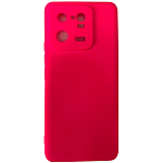 Задняя накладка SILICONE COVER для Xiaomi 13 Pro 5G №10 Фуксия