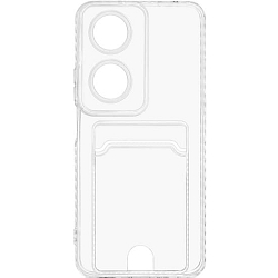 Силиконовый чехол DF для Honor X7b с отделением для карты