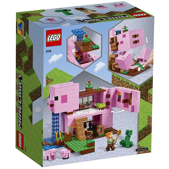 Конструктор LEGO Minecraft 21170 Дом-свинья
