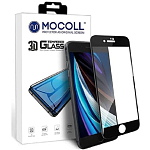 Противоударное стекло 3D MOCOLL для iPhone SE 2020 черное