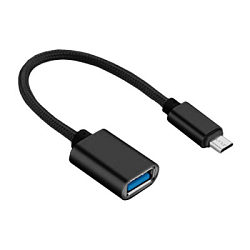 Переходник Type-C <--< HDMI ATOM 4К, 30Гц, черный