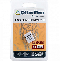 USB 128Gb OltraMax 50 белый