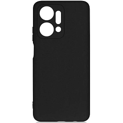 Задняя накладка  Silicone Case для Honor X7A Чёрный