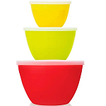Набор мисок c крышками HAUSMANN HM-080513, 3 шт (1,2л, 2л, 3,2л)