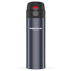 Термос-кружка БИОСТАЛЬ-CROSSTOWN" NMU-420N, ночной синий