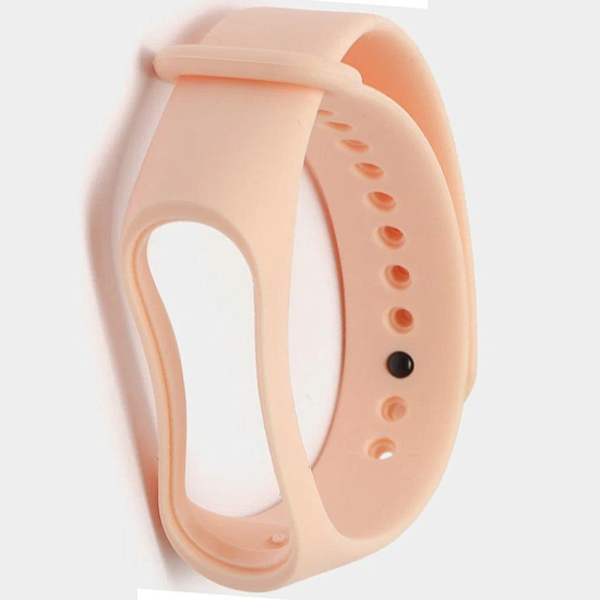 Силиконовый ремешок NONAME для Xiaomi Mi Band 3 Бежевый