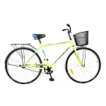 Велосипед TORRENT Romantic (рама сталь 20", дорожный, 1скорость, колеса 28д., корзина) (Зеленый)