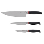 Набор ножей POLARIS PRO collection-3SS нерж. сталь, 3 пред., черный
