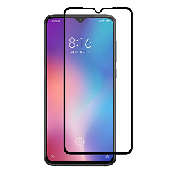 Противоударное стекло 11D FAISON для XIAOMI Redmi 9/ 9 Prime, черное, полный клей