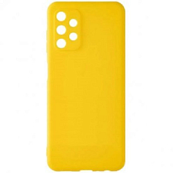 Задняя накладка ZIBELINO Soft Matte для Samsung Galaxy A13 4G (желтый) защита камеры