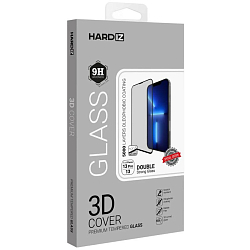 Противоударное стекло 3D HARDIZ Premium для iPhone 13 mini черное (HRD186610)