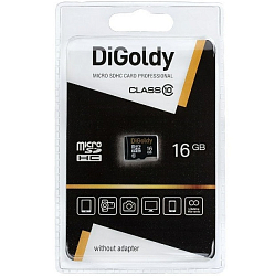 Micro SD 16Gb DiGoldy Class 10 без адаптера