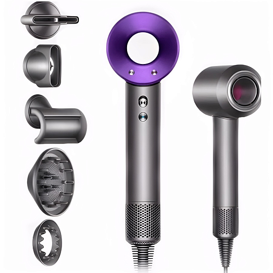 Фен Super hair dryer, фиолетовый