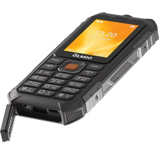 Телефон OLMIO X07 (черный-оранжевый)