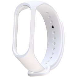 Силиконовый ремешок NONAME для Xiaomi Mi Band 8 белый