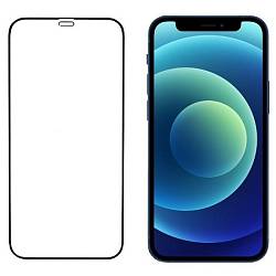 Противоударное стекло VS для iPhone 12 Pro Max черное