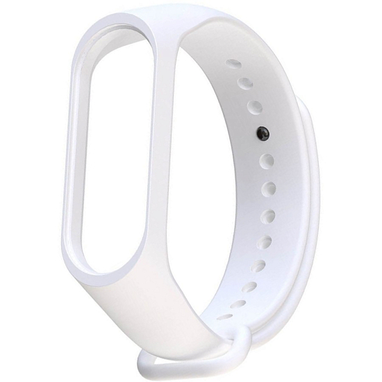 Силиконовый ремешок NONAME для Xiaomi Mi Band 8 белый