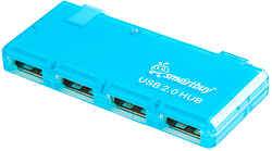 USB-Хаб SMARTBUY (SBHA-6110-B) голубой, 4 порта