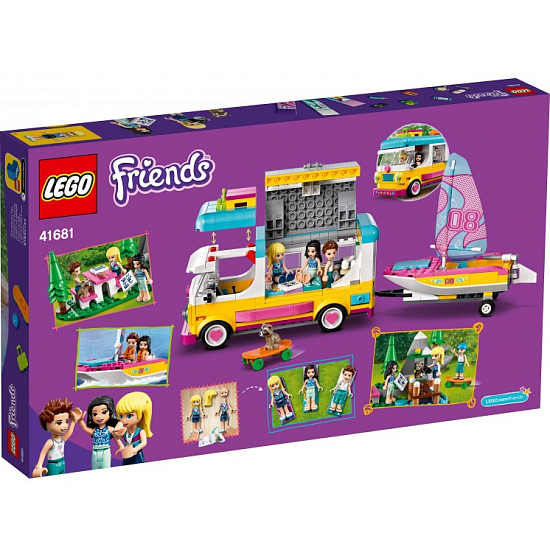 Конструктор LEGO Friends 41681 Лесной дом на колесах и парусная лодка