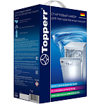 Стартовый набор для посудомоечных машин TOPPERR 3304 (соль+ополаскиватель+таблетки)