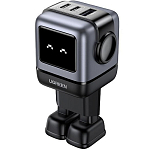 Сетевое ЗУ 1USB/2Type-C UGREEN CD361 (25685B) UNO серый, 65W