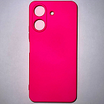 Задняя накладка ZIBELINO Soft Case для Xiaomi Redmi 13C 4G/Poco C65 4G (фуксия)