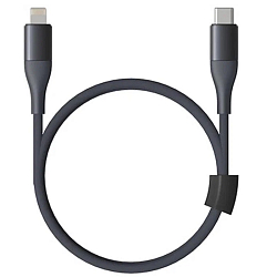 Кабель Lightning <--> Type-C  1.0м Xiaomi SOLOVE (DW5 Dark Grey), техпак темно-серый