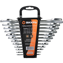 Набор рожковых ключей 12 шт. 6 - 32 ВИХРЬ 73/6/5/5