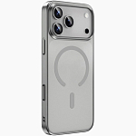 Задняя накладка KEEPHONE Skin Grip Magsafe Case для iPhone 17 Pro Max Silver