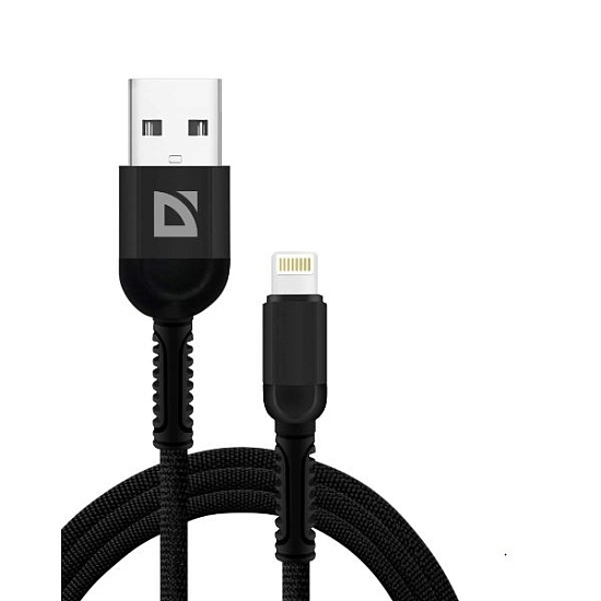 Кабель USB <--> Lightning  1.0м DEFENDER F167 black