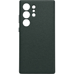 Задняя накладка LEATHER CASE для SAMSUNG Galaxy S24 ultra Зеленый
