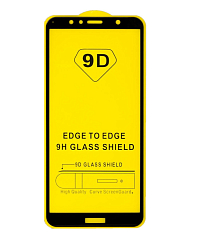 Противоударное стекло 9D NONAME для Xiaomi Redmi 7A черное, полный клей