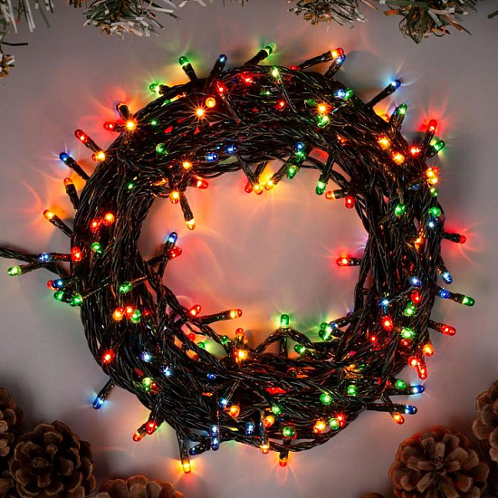 Гирлянда "Нить" 9 м, свечение мульти, 8 режимов