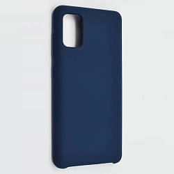 Задняя накладка SILICONE COVER для Samsung Galaxy A02 тёмно-синий