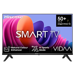 Телевизор Hisense 40A4N  FULL HD, 40", чёрный (Уценка)