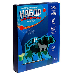 Роспись по дереву «Медведь»