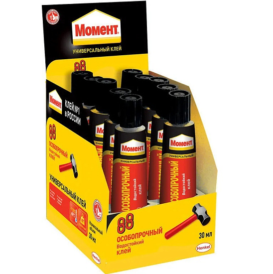Клей МОМЕНТ 88 30 мл, в шоу -боксе (1139012)
