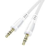 Кабель Jack 3.5 <--> Jack 3.5  1.0м BOROFONE BL14 белый