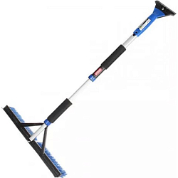 Щетка для снега SAPFIRE 90-120см, раскладывающаяся головка, водосгон