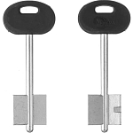 Заготовка ключа Меттэм-6/ Меттэм-06ПЛ 88*22,2*20,2 мм, лат., с пластиком