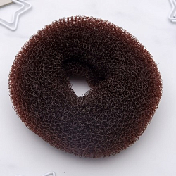 Валик-резинка для создания пучка 4х7 см, коричневый 601351